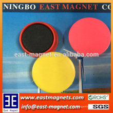 D40mm Kunststoff-Ferrit-Magnet-Topf zum Verkauf / bunte Magnet-Topf-Ningbo-Fabrik